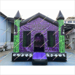 Halloween Haunted House Inflatable Jumper Bouncer Rental Blow Up Bouncy Castle For Adults
