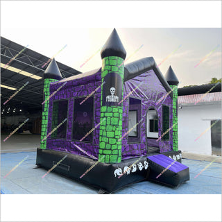 Halloween Haunted House Inflatable Jumper Bouncer Rental Blow Up Bouncy Castle For Adults