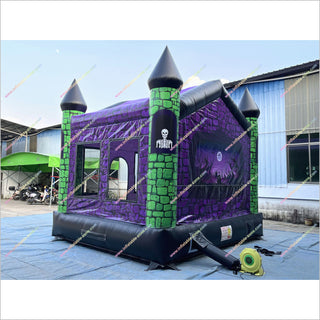 Halloween Haunted House Inflatable Jumper Bouncer Rental Blow Up Bouncy Castle For Adults