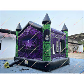 Halloween Haunted House Inflatable Jumper Bouncer Rental Blow Up Bouncy Castle For Adults
