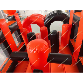 Halloween Inflatable Obstacle Course Spooky Challenge Jack O Lanterns Obstacle Course Inflatables For Rent Near Me