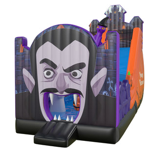 Cheap Haunted House Halloween Inflatable Slide Spooky Pumpkins Inflatable Slide For Sale Near Me