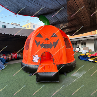 Add spooky excitement to Halloween celebrations with this Pumpkin Inflatable Bounce House! Featuring a fun jack-o’-lantern design and spacious jumping area, it provides hours of active entertainment for kids. Perfect for Halloween parties, fall festivals, schools, community events, rental businesses, and backyard gatherings, this festive moonwalk creates a memorable attraction for every occasion.