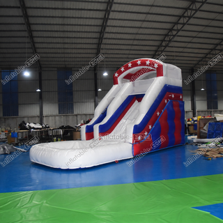 Make a splash with the Happy Hop Inflatable Stars and Moonwalks Waterslide! This single-lane inflatable features a whimsical star and moon design, complete with a thrilling water slide and a spacious pool. Perfect for backyard fun and summer parties, it combines exciting sliding with refreshing splashes for endless entertainment!