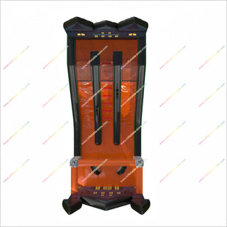 Haunted Halloween Castle Tall Inflatable Slides Spooky Playground Double Slide Bounce House For Sale