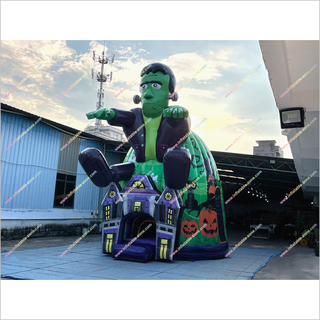Haunted Halloween House Inflatable Jumping Bouncer Holiday Party Entertainment Ideas Outdoor Bouncy Castle For Sale