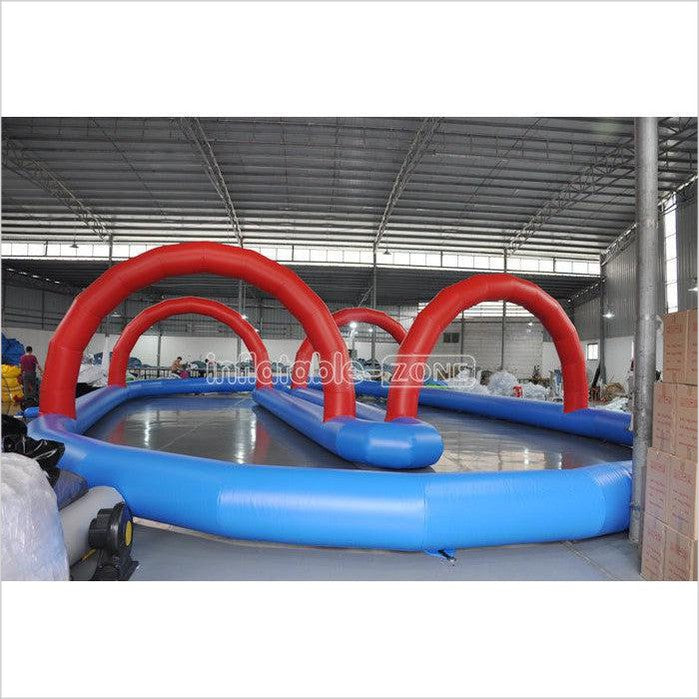 Inflatable Race Track For Bumper Cars, Inflatable Track Kart Race For