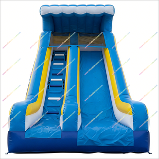 High Inflatable Slide Soft Play Commercial Equipment Shark-Themed Outdoor Slide For Adults