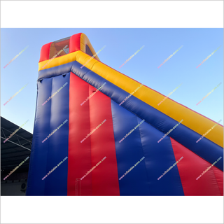 High Inflatable Water Slide Outdoor Entertainment Backyard Inflatable Bounce House Waterslide Rock Climbing Wall For Pool