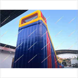 High Inflatable Water Slide Outdoor Entertainment Backyard Inflatable Bounce House Waterslide Rock Climbing Wall For Pool