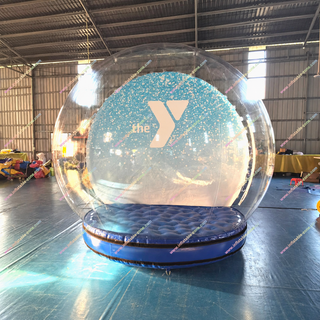 Drive foot traffic and create instant buzz with our Clear Commercial Inflatable Snow Globe! Perfect for Holiday Photo Booth Hire and local event advertisement. This giant, eye-catching snow globe is an unforgettable centerpiece for malls, corporate parties, and Christmas festivals. Durable, clear visibility, and proven to attract a crowd.