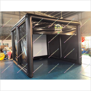 Home Indoor Golf Simulator Inflatable Hitting Cage Enclosure Golf Practice Tent Projector Screen For Hire