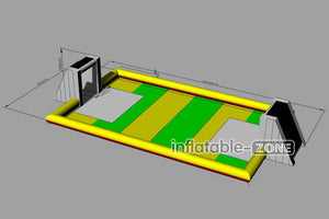 Inflatable-Zone Design Huge Inflatable Football Pitch Inflatable Soap Soccer Field Blow Up Soccer Arena
