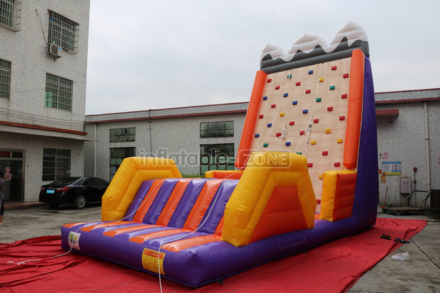 Inflatable climbing wall inflatable rock climbing wall sports game