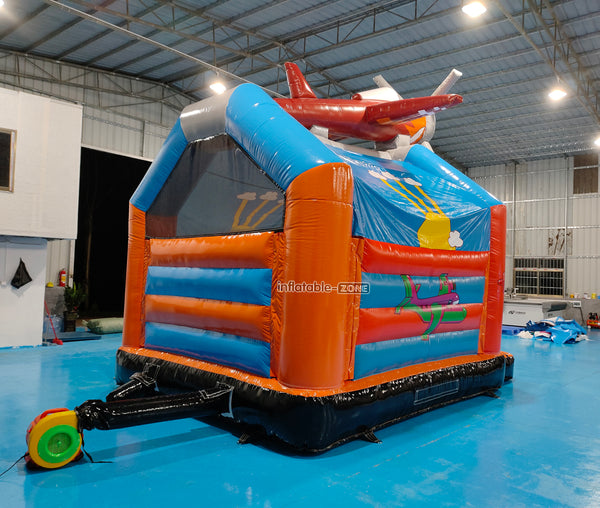 Airplane Inflatable Bouncy Jumping Castle Plane Bounce House