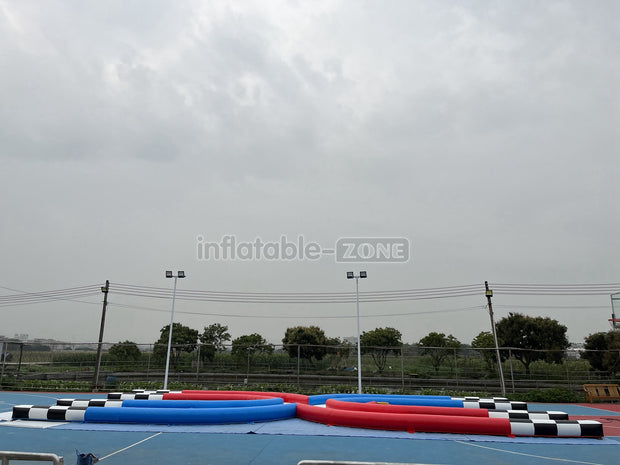 Outdoor Fun Inflatable Zorb Track Coolest Zorb Ball Race Track Human Hamster Ball Track