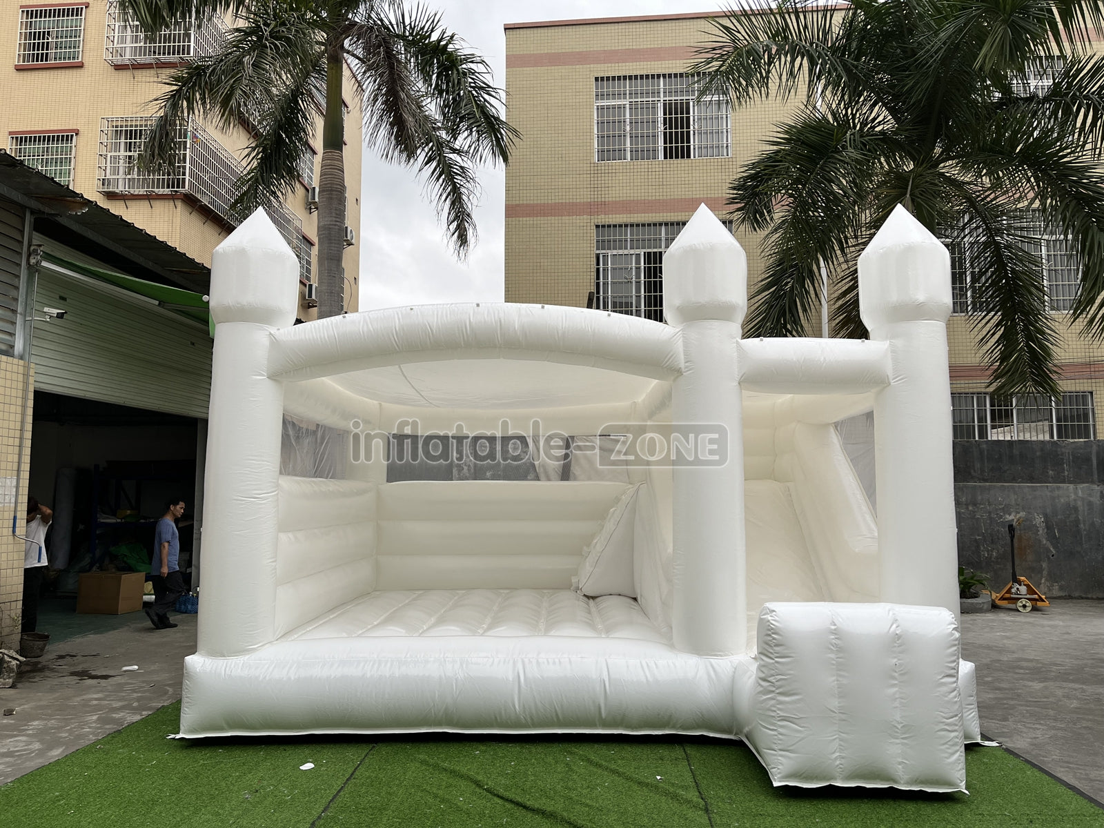 White Bounce House Waterslide Jumping Castle Castle Bounce House Wedding Jumping Bouncer