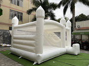 White bounce house waterslide jumping castle castle bounce house wedding jumping bouncer