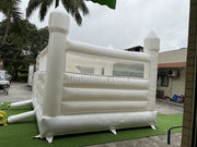 White bounce house waterslide jumping castle castle bounce house wedding jumping bouncer