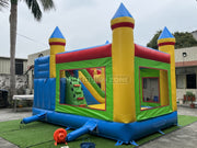 0.55mm PVC inflatable bouncy castles jumping castle indoor bouncy house