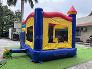 Inflatable jumping house bouncer castle blow up bounce house with slide