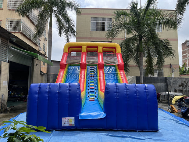 Inflatable water slide jumper big inflatable slide rainbow large blow up slide