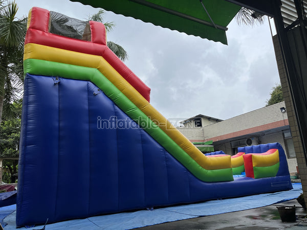 Inflatable Dry Slide Jumper Big Inflatable Slide Rainbow Large Blow Up Slide