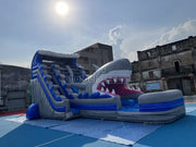 Inflatable Shark Water Slide Shark Blow Up Water Slide Shark Bounce House Water Slide