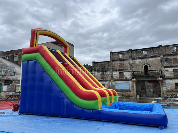Inflatable Commercial Water Slides Water Jumping Castle Inflatable Water Slide Swimming Pool