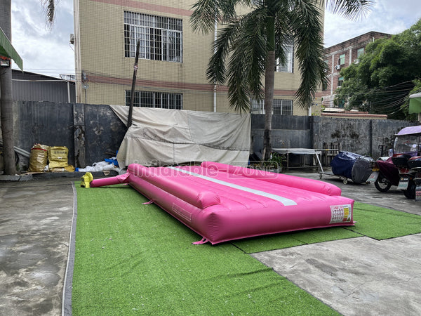 20x10ft pink air mat with a blower and express shipping