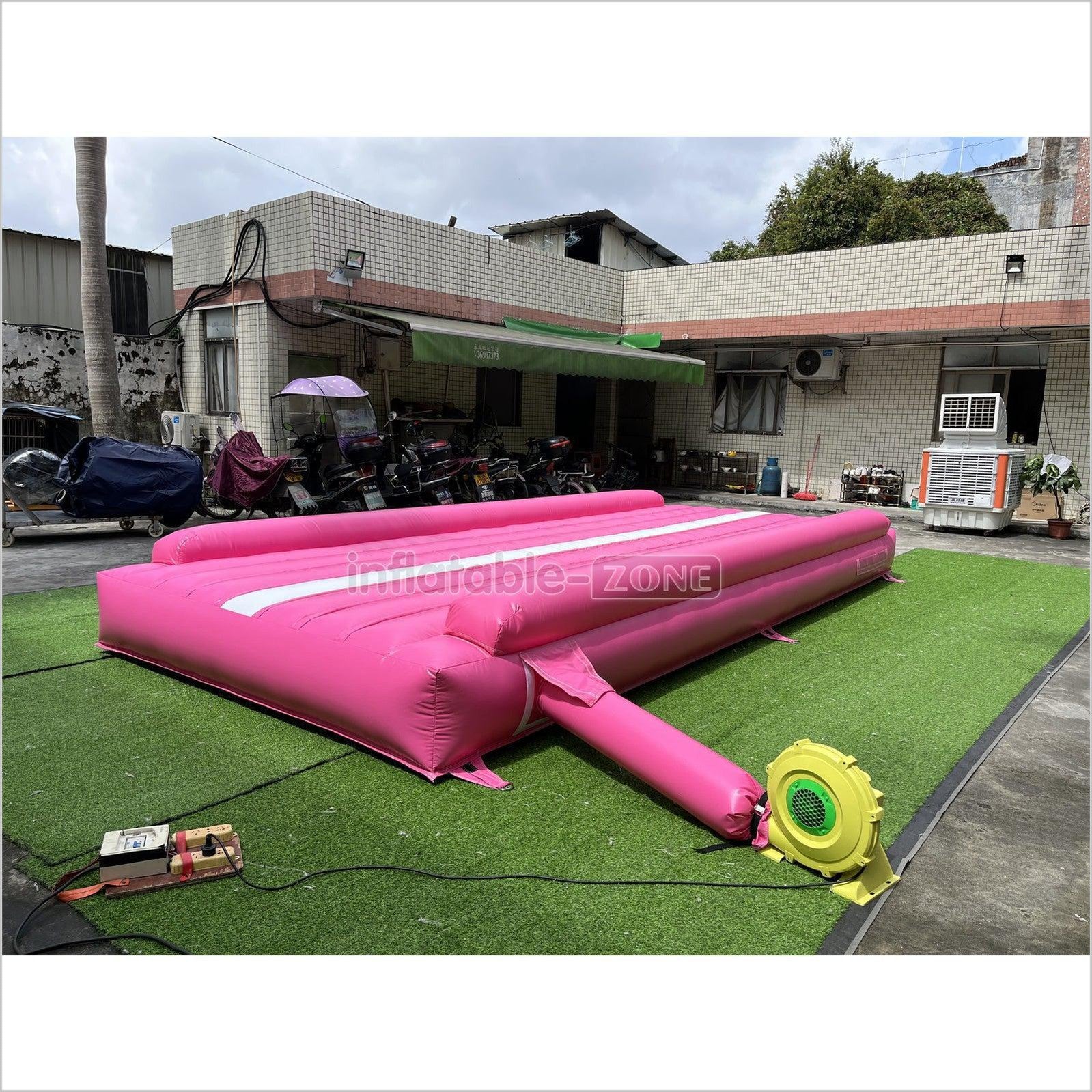 Air Base Inflatable Mat Inflatable Track Mat Air Tumbling Gymnastics Air Floor – Inflatable-Zone