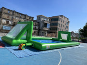 Inflatable Soap Soccer Field Blow Up Soccer Pitch Inflatable Soccer Arena