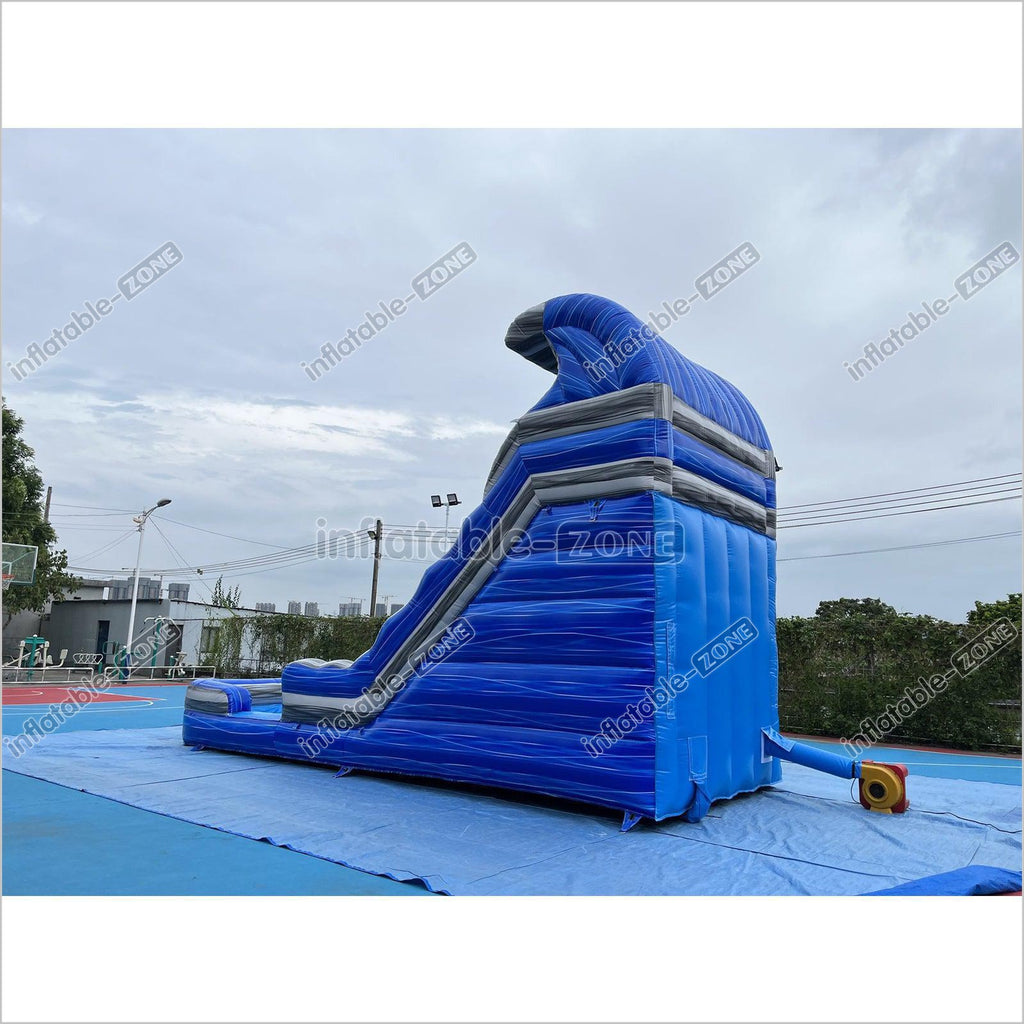 Inflatable Outdoor Water Slide With Water Pool Blow Up Jumping Water S ...