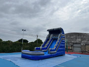 Inflatable Outdoor Water Slide With Water Pool Blow Up Jumping Water Slide