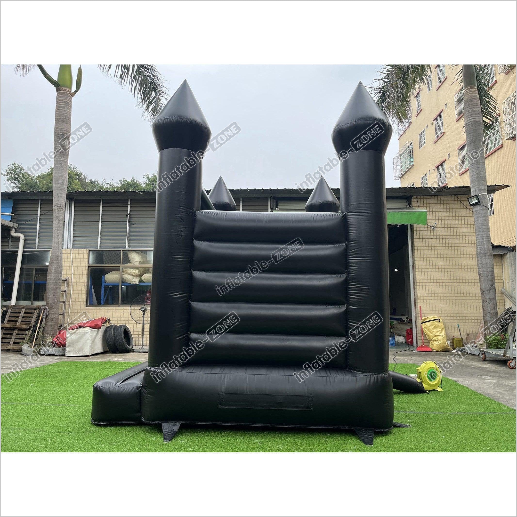 Black Bounce House Castle Jumper Moon Bounce House Coolest Jumping Cas ...