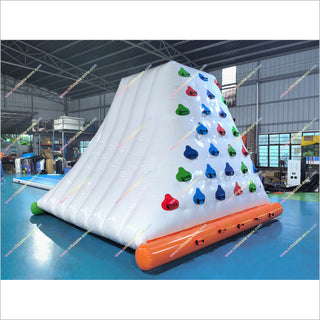 Iceberg Inflatable Island Lake Floating Water Park Giant Inflatable Iceberg Ice Climbing Tower