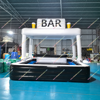 Dive into fun with our Indoor Playground Party Inflatable Swimming Pool Bar! This water tent is perfect for all-weather events and even features space for a pool table. Ideal for birthdays, celebrations, or casual hangouts—rent the best inflatable bar near you today!
