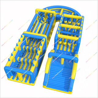 Crazy Run Inflatable 5K Assault Course Outdoor Inflatable Amusement Park 5K Obstacle Course Near Me