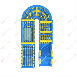 Crazy Run Inflatable 5K Assault Course Outdoor Inflatable Amusement Park 5K Obstacle Course Near Me