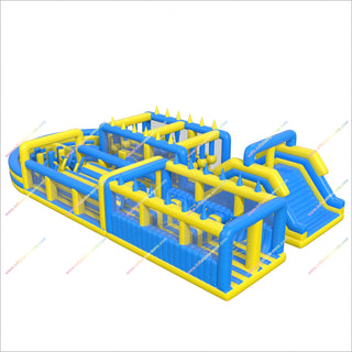 Crazy Run Inflatable 5K Assault Course Outdoor Inflatable Amusement Park 5K Obstacle Course Near Me