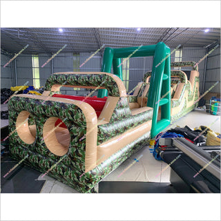 Challenge Boot Camp Inflatable Army Obstacle Course Adult Party Entertainment Military Style Obstacle Course For Commercial - Inflatable-Zone