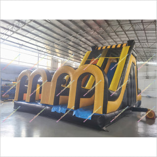 Indoor Playground Park Inflatable Assault Course Bouncy Castle To Buy Urban Obstacle Course Activity