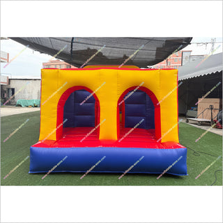 Adult Fun Games Cheap Inflatable Obstacle Course Red Yellow Blue Inflatable Assault Course For Sale