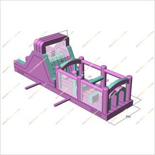 Adult Obstacle Course Near Me Inflatable Assault Course Kids Party Bounce House Equipment For Sale
