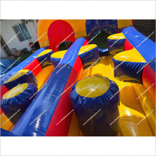 Race Climb Inflatable Assault Course Slide Tunnels Games Outdoor Obstacle Course For Adults Near Me - Inflatable-Zone