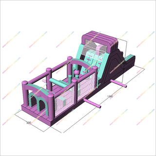 Adult Obstacle Course Near Me Inflatable Assault Course Kids Party Bounce House Equipment For Sale