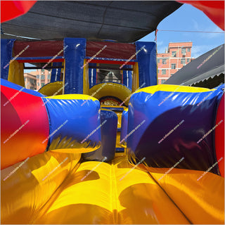 Race Climb Inflatable Assault Course Slide Tunnels Games Outdoor Obstacle Course For Adults Near Me - Inflatable-Zone
