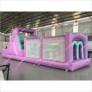Adult Obstacle Course Near Me Inflatable Assault Course Kids Party Bounce House Equipment For Sale