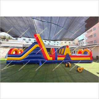 Race Climb Inflatable Assault Course Slide Tunnels Games Outdoor Obstacle Course For Adults Near Me - Inflatable-Zone