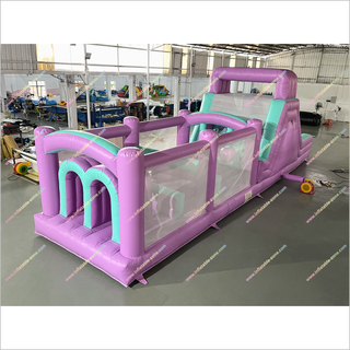 Adult Obstacle Course Near Me Inflatable Assault Course Kids Party Bounce House Equipment For Sale